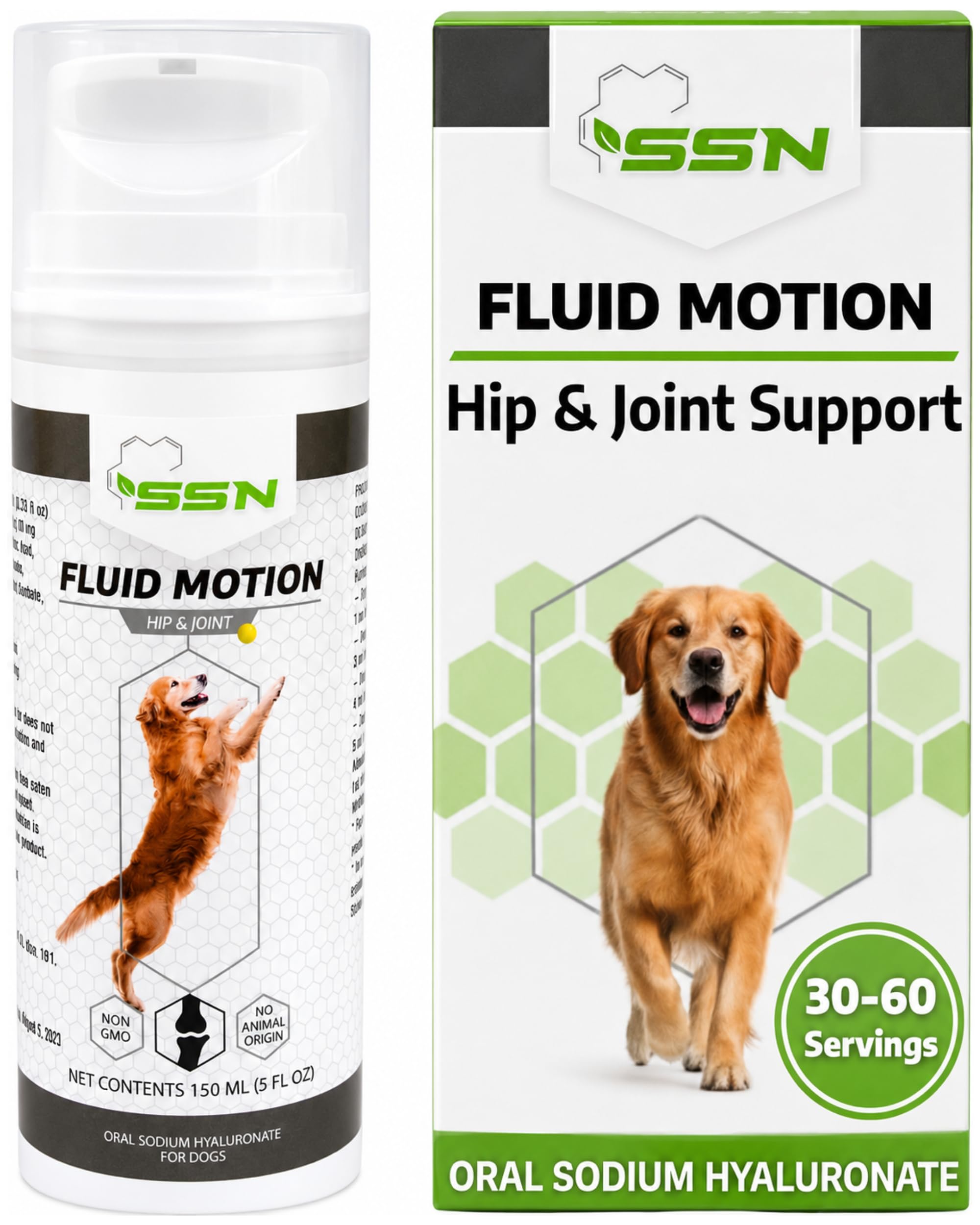 Sound Science Nutrition flacon 150 ml montrant le produit et le dosage pratique