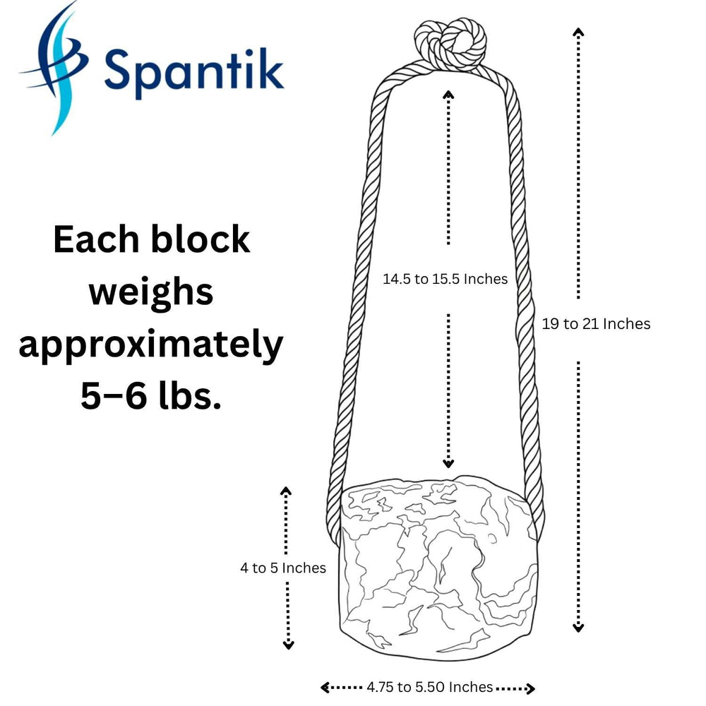 Corde d’accrochage Spantik suspend le bloc et garde le sel propre