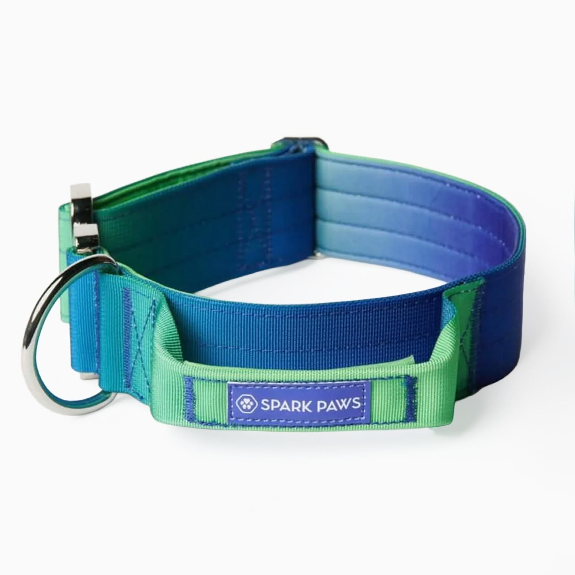 Spark Paws collier face avant montrant construction robuste et style