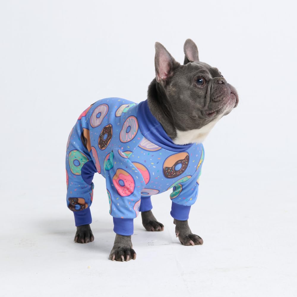 Spark Paws vue avant du pyjama montrant coupe complète et maintien