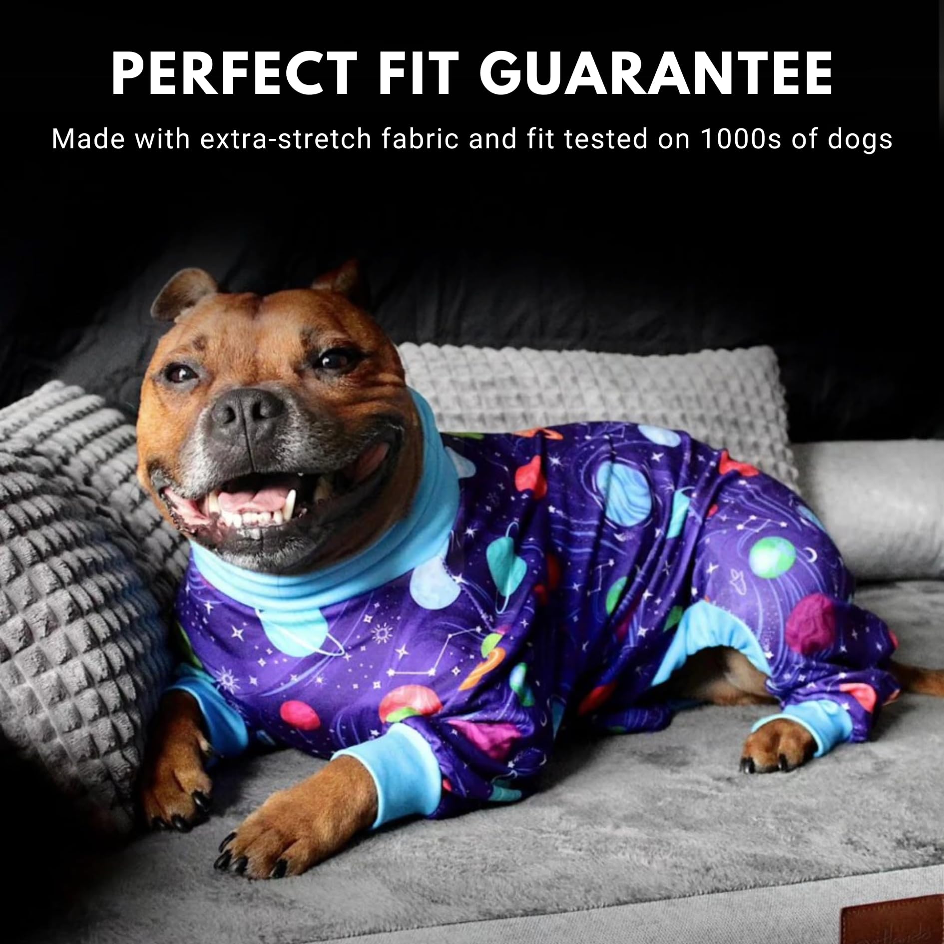 Spark Paws détail coutures et tissu extensible garantissant durabilité