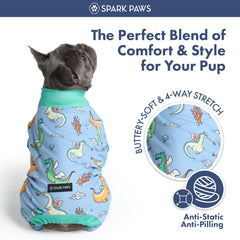 Spark Paws pyjama arrière avec ouverture en V facilitant pauses pipi