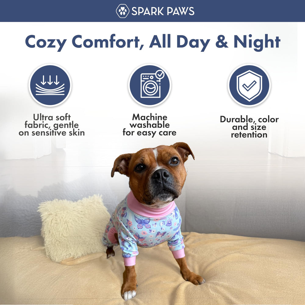 Spark Paws chien portant le pyjama favorisant protection post-opératoire