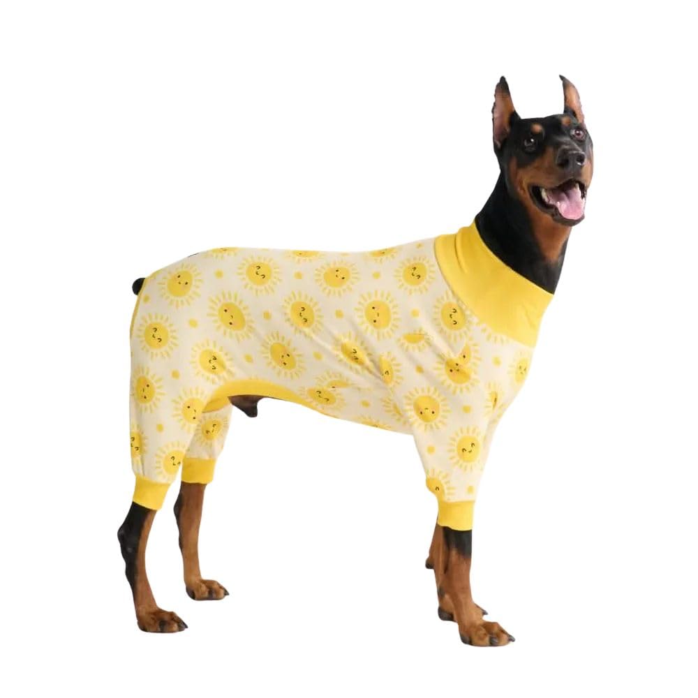 Spark Paws vue avant du pyjama montrant coupe et protection