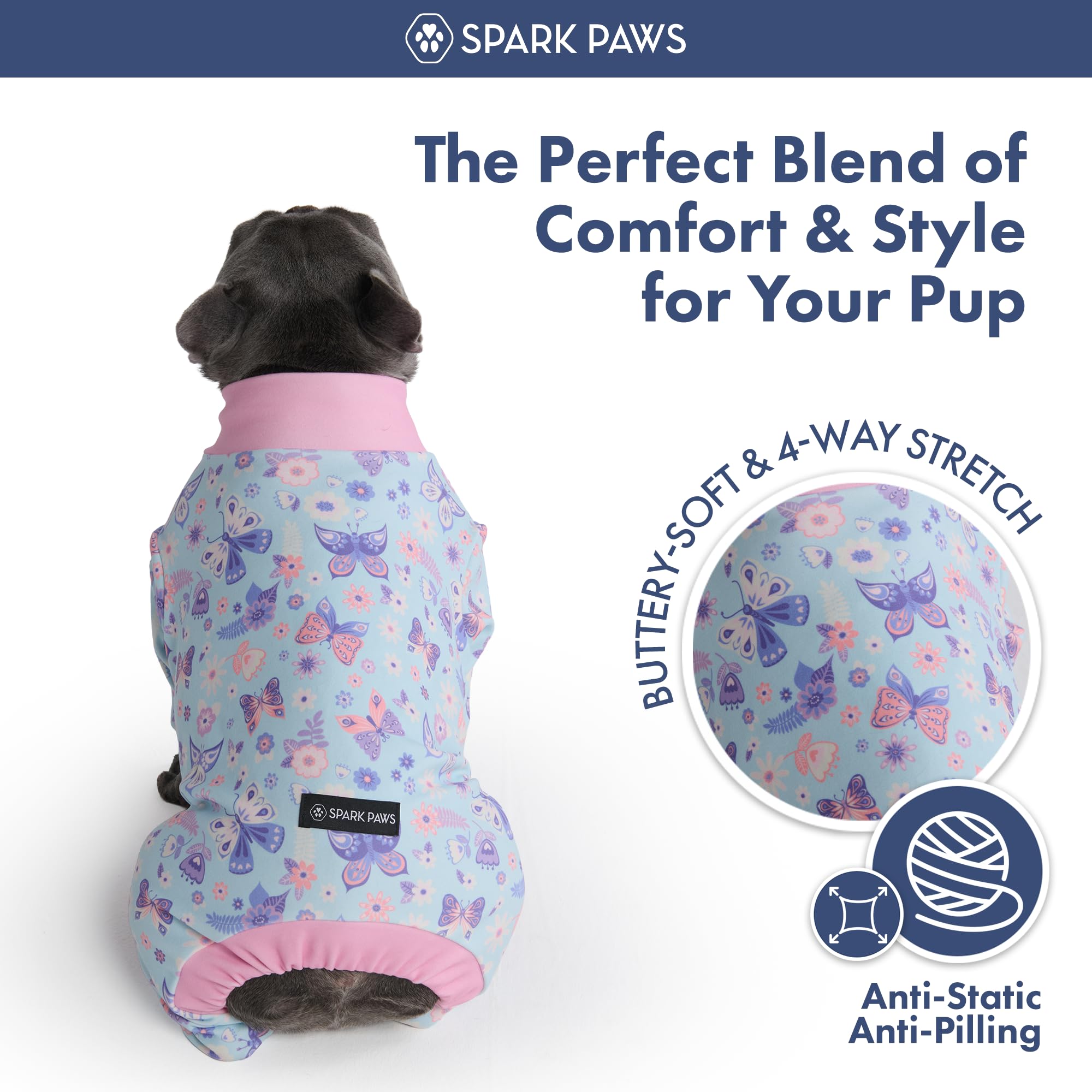 Spark Paws texture du tissu 4-way stretch pour liberté de mouvement