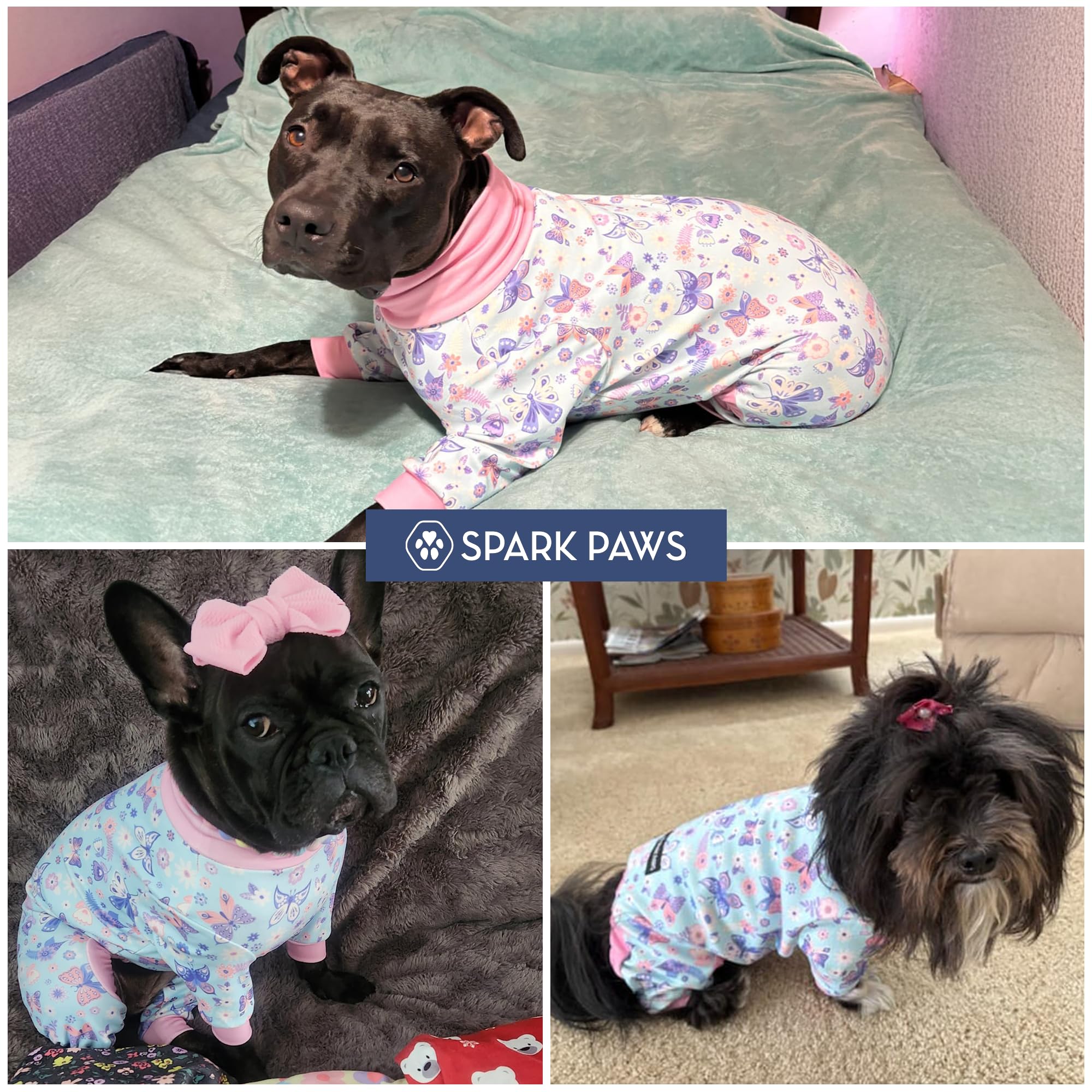 Spark Paws pyjama en situation de nuit assurant repos sécurisé