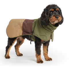 Spark Paws vue face du manteau montrant protection complète et coupe ajustée
