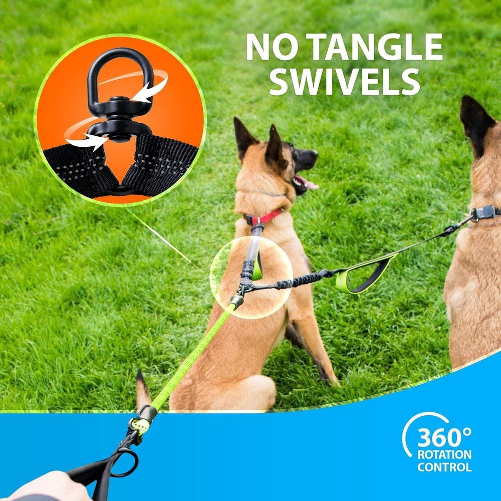 SparklyPets détail du coupler 360° évitant enchevêtrement pendant la promenade
