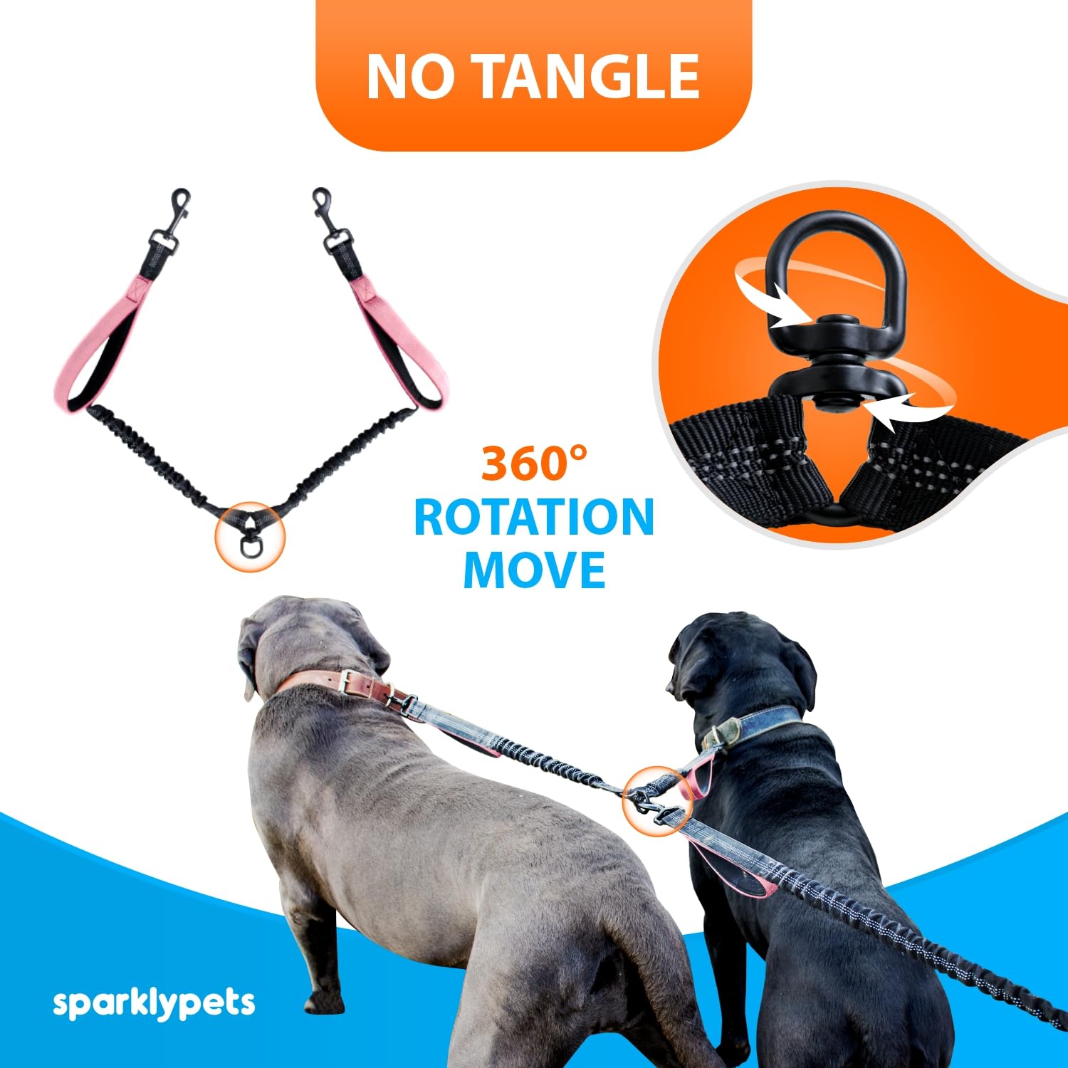 SparklyPets mousqueton acier inoxydable assurant solidité et sécurité