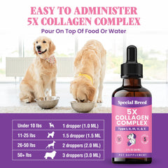 Special Breed comparaison taille bouteille près d'une main pour dosage pratique