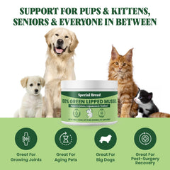 Special Breed cuillère de dosage illustrant la portion simple et économique