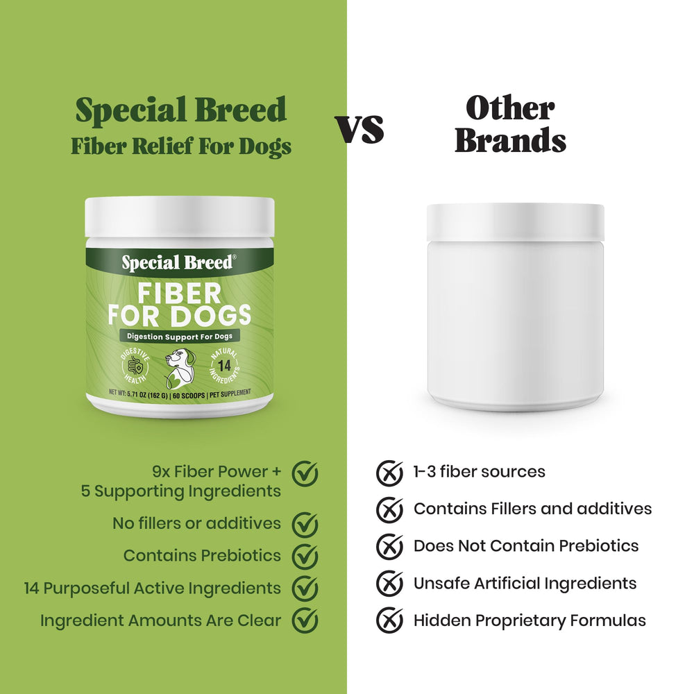 Special Breed étiquette ingrédients naturels pour transparence et sûreté