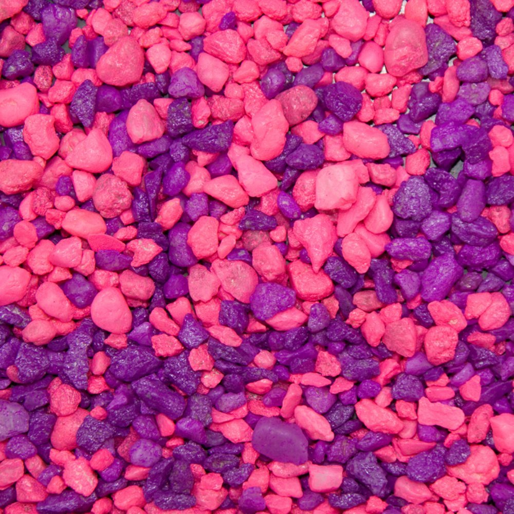 Spectrastone Permaglo Princess emballage avant montrant gravier coloré et sécurité