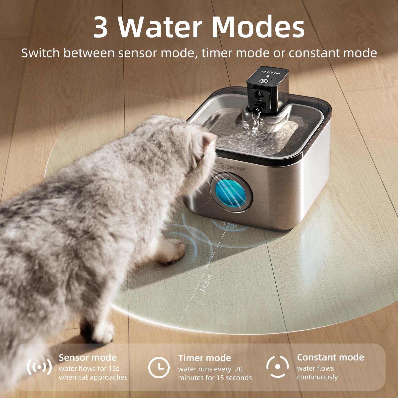 Speedeer filtres ensemble montrant filtration 5 couches pour eau propre