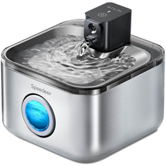 Speedeer fontaine face montrant design sans fil et capacité 4 L bénéfique