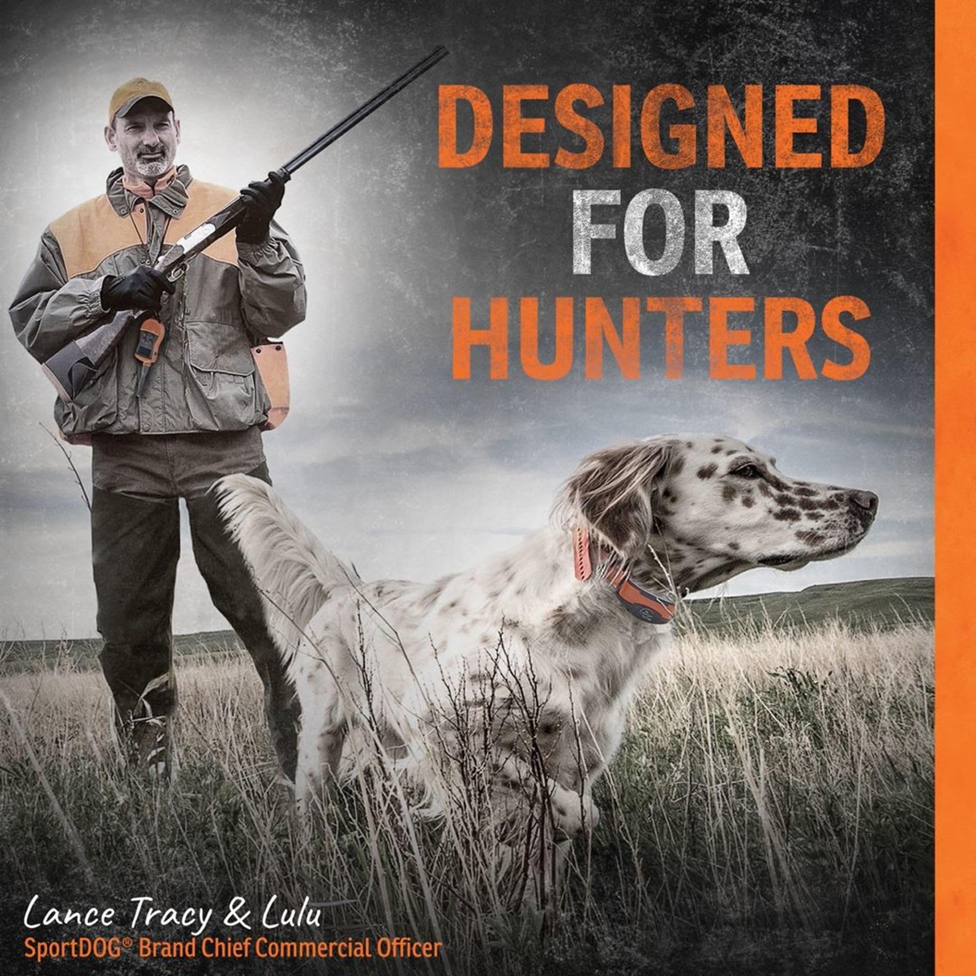 SportDOG emballage et étiquette montrant compatibilité SD-425/825 et informations claires