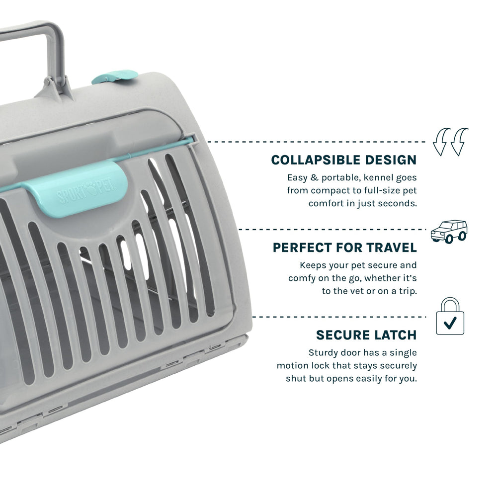 SportPet Designs fentes d'aération arrondies assurant circulation d'air et visibilité