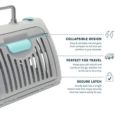 SportPet Designs fentes d'aération arrondies assurant circulation d'air et visibilité