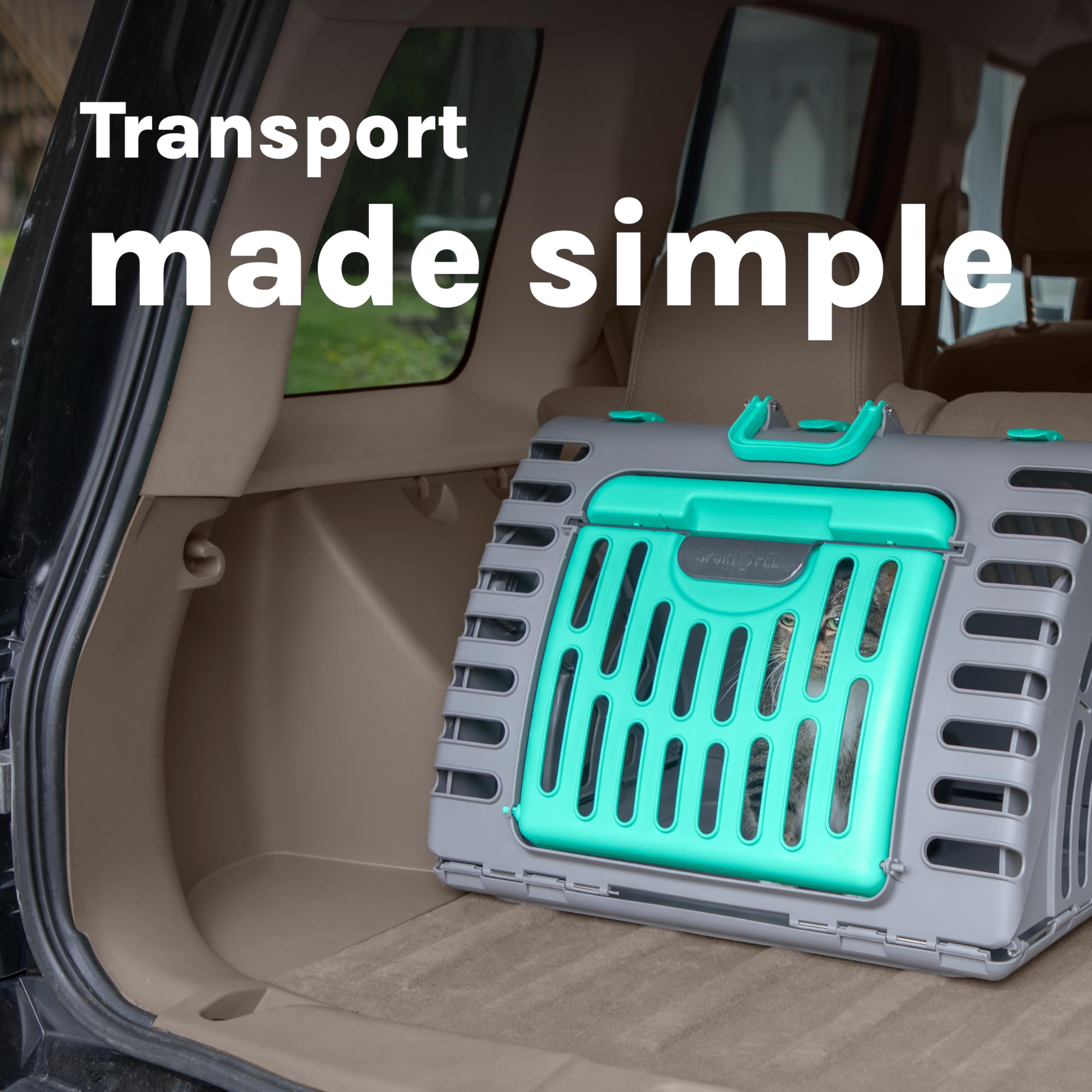 SportPet étiquette des dimensions et capacité jusqu'à 35lbs