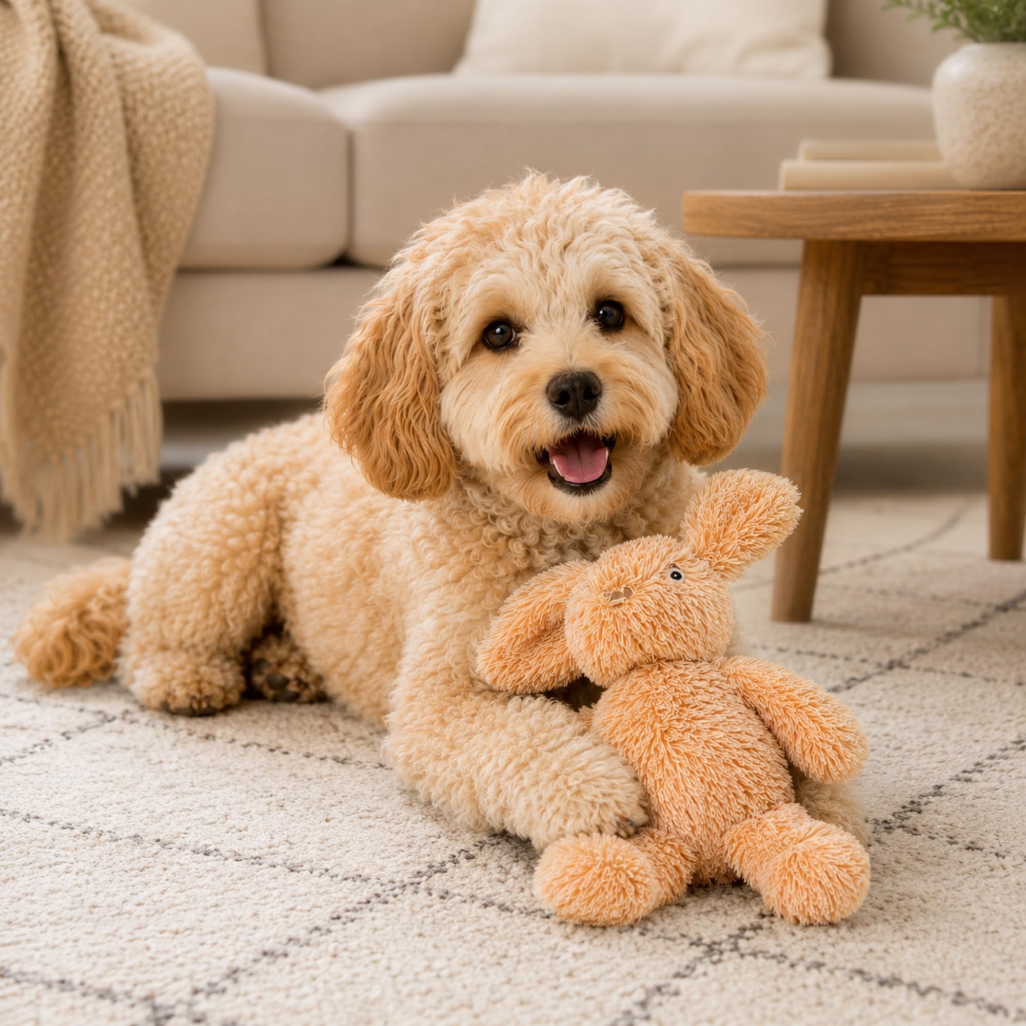 SPOT peluche à côté d'une règle montrant longueur 33 cm