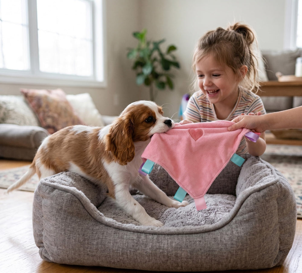 SPOT tête d'animal en peluche détail expressif pour réconfort visuel