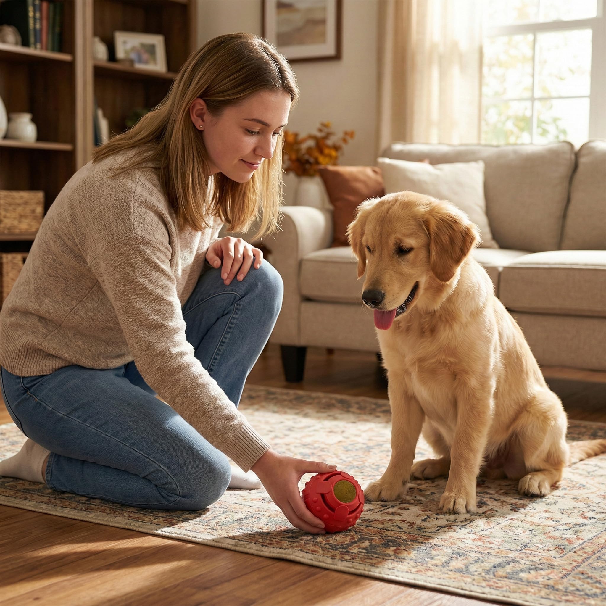 SPOT détail de la surface texturée améliorant l'adhérence des friandises pour un défi accru