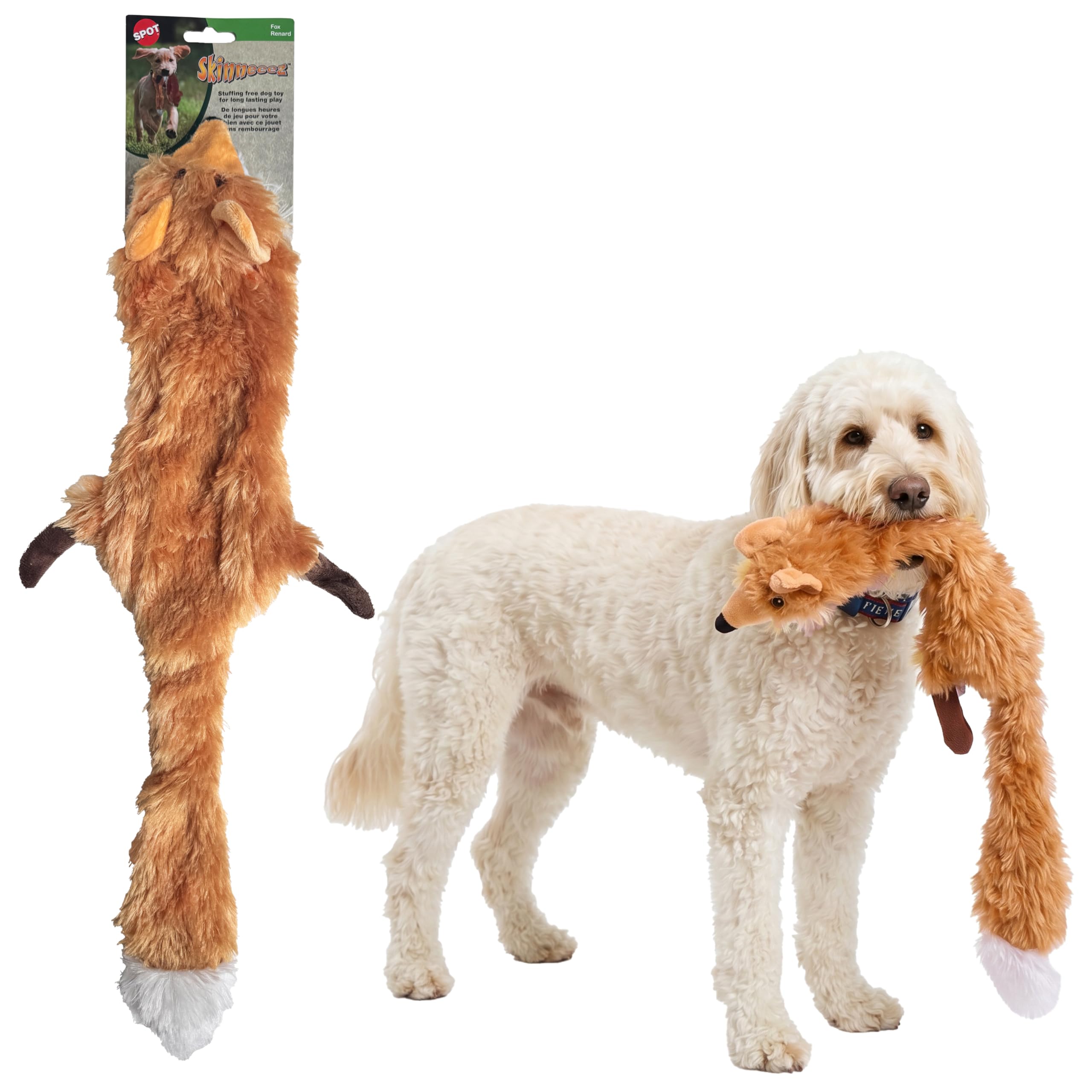 SPOT renard face avant montrant design réaliste et attrait visuel