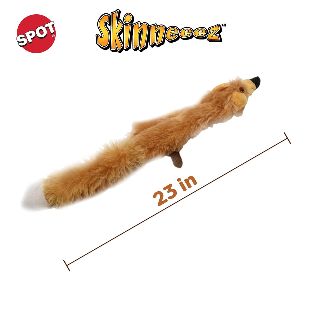 SPOT renard profil montrant texture peluche résistante au jeu