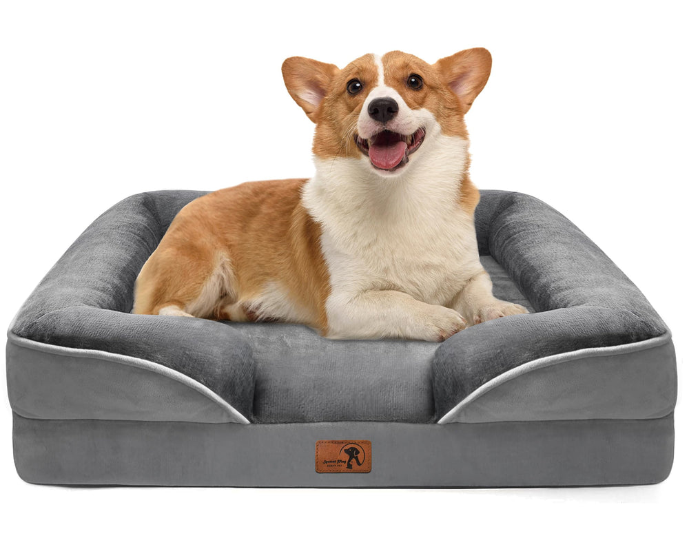Spotted Play lit orthopédique vue avant montrant maintien et design confortable