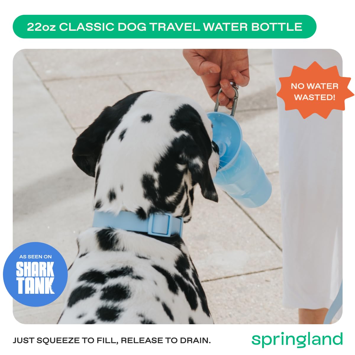 Springland Pets gros plan sur la coupelle intégrée pour boire proprement