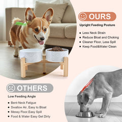 SPUNKYJUNKY support bambou profil antidérapant pour stabilité et protection sol