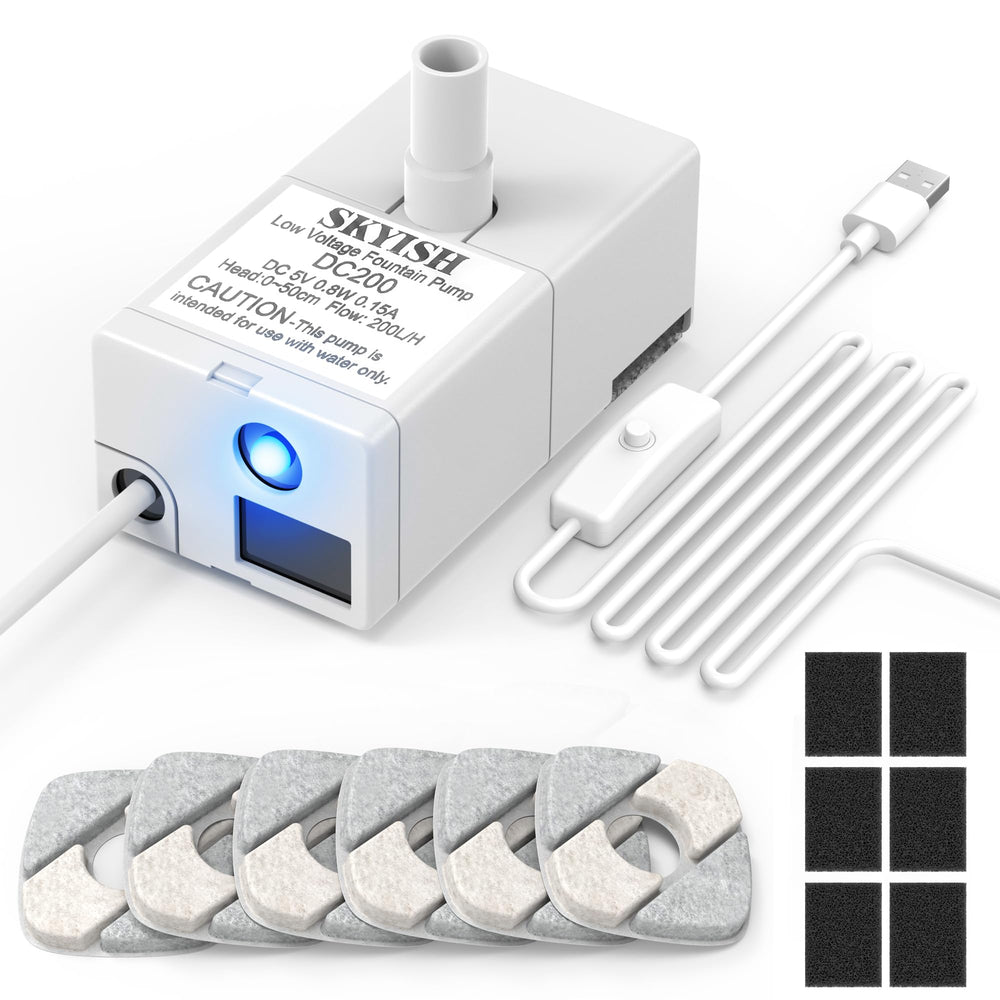 Srnona pompe vue de face montrant design compact et silence