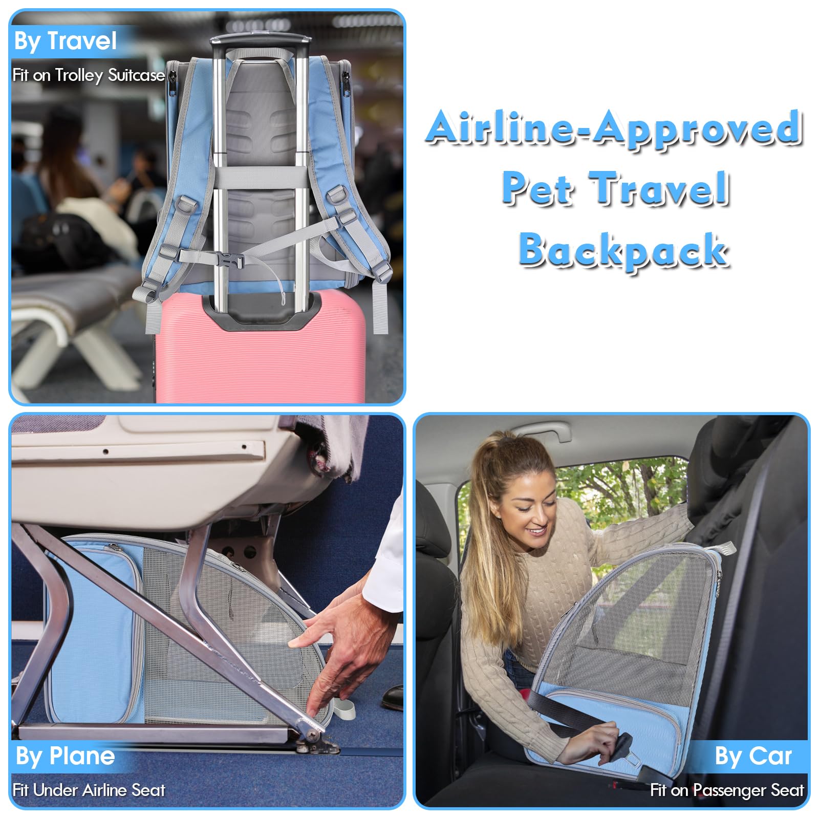 SSAWcasa poches latérales pratiques pour friandises et accessoires