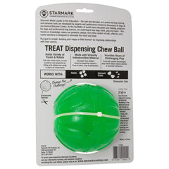 Starmark balle ouverte remplie de croquettes pour stimulation mentale
