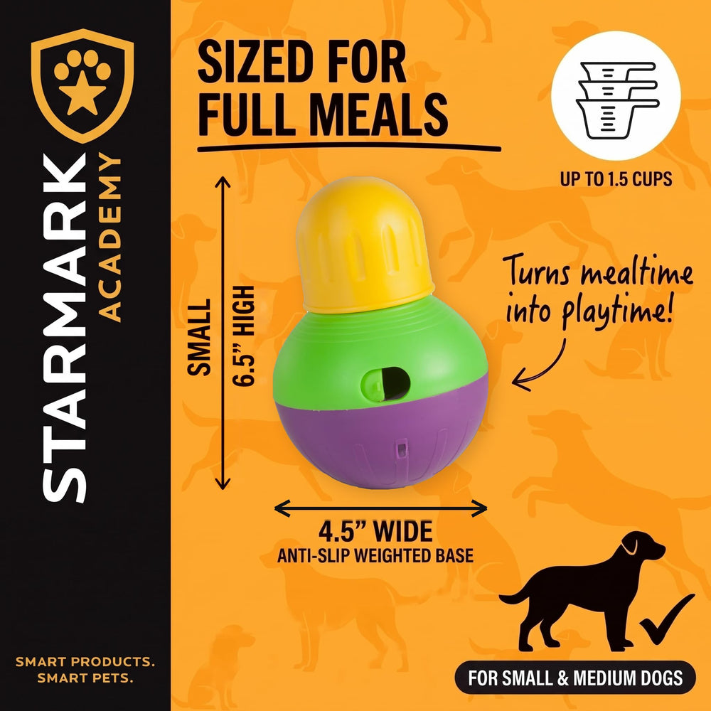 Starmark Bob-A-Lot en usage avec chien encourage activité et stimulation