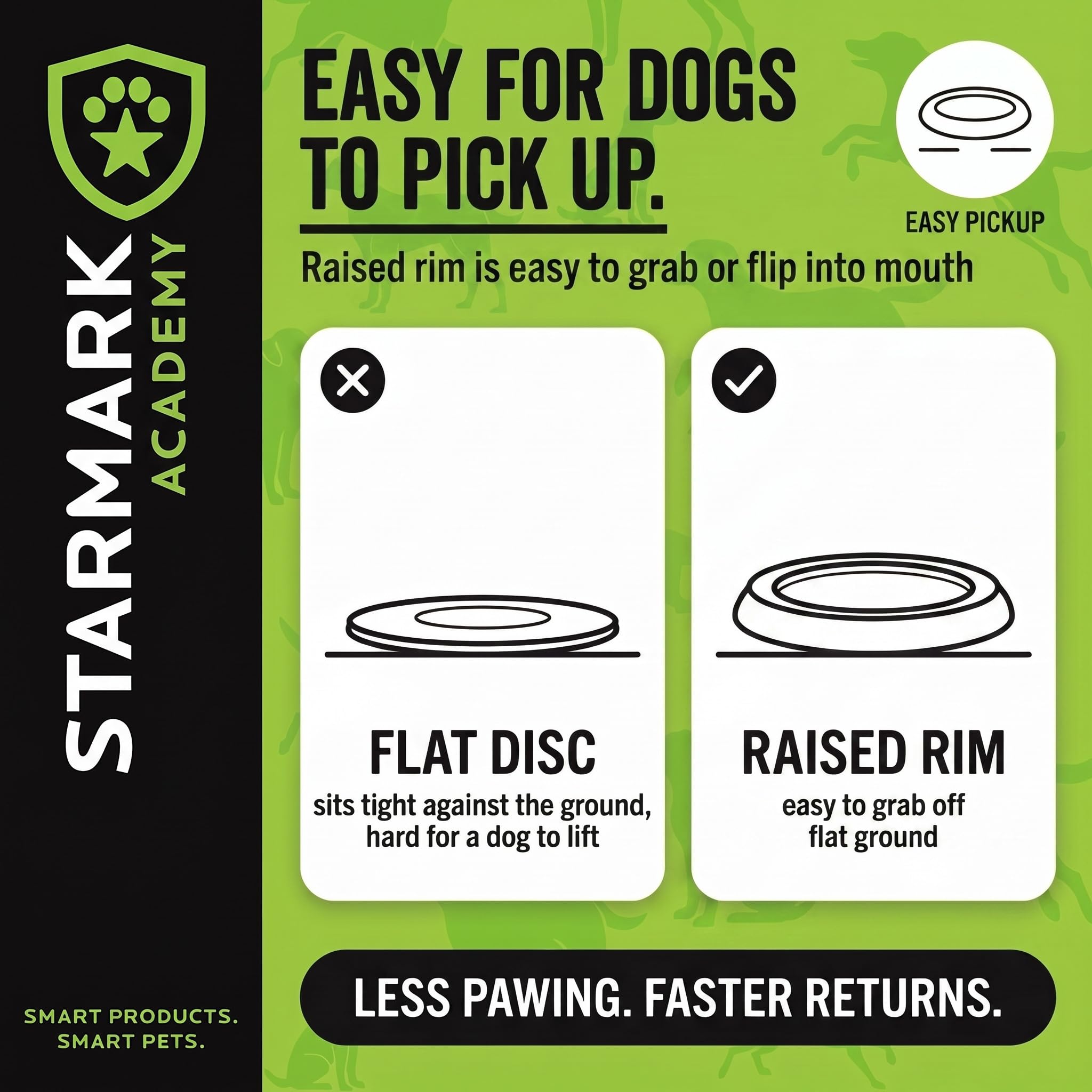 Starmark profil aérodynamique du disque assurant vol stable