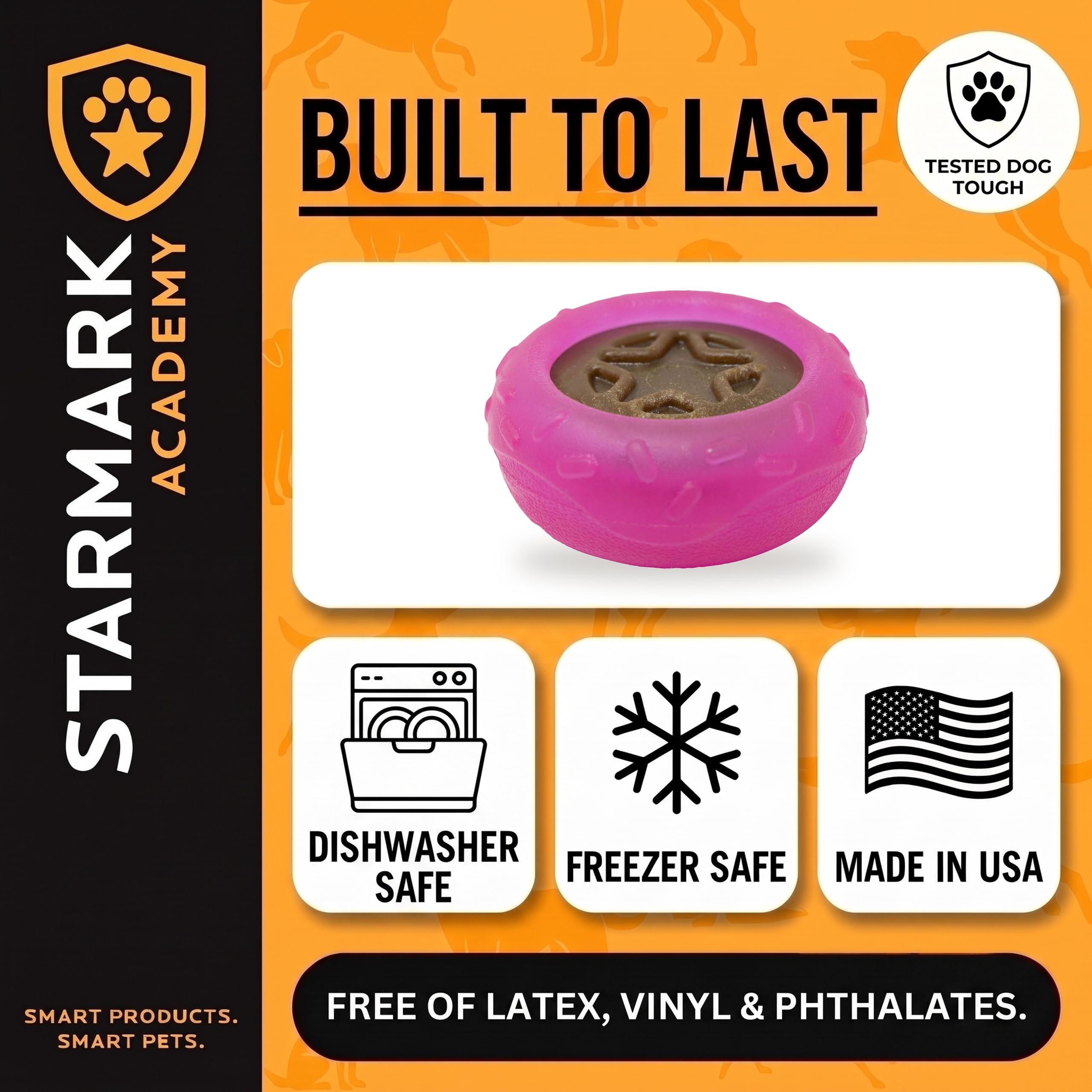 Starmark Donut placé au congélateur pour durcir la friandise et augmenter défi
