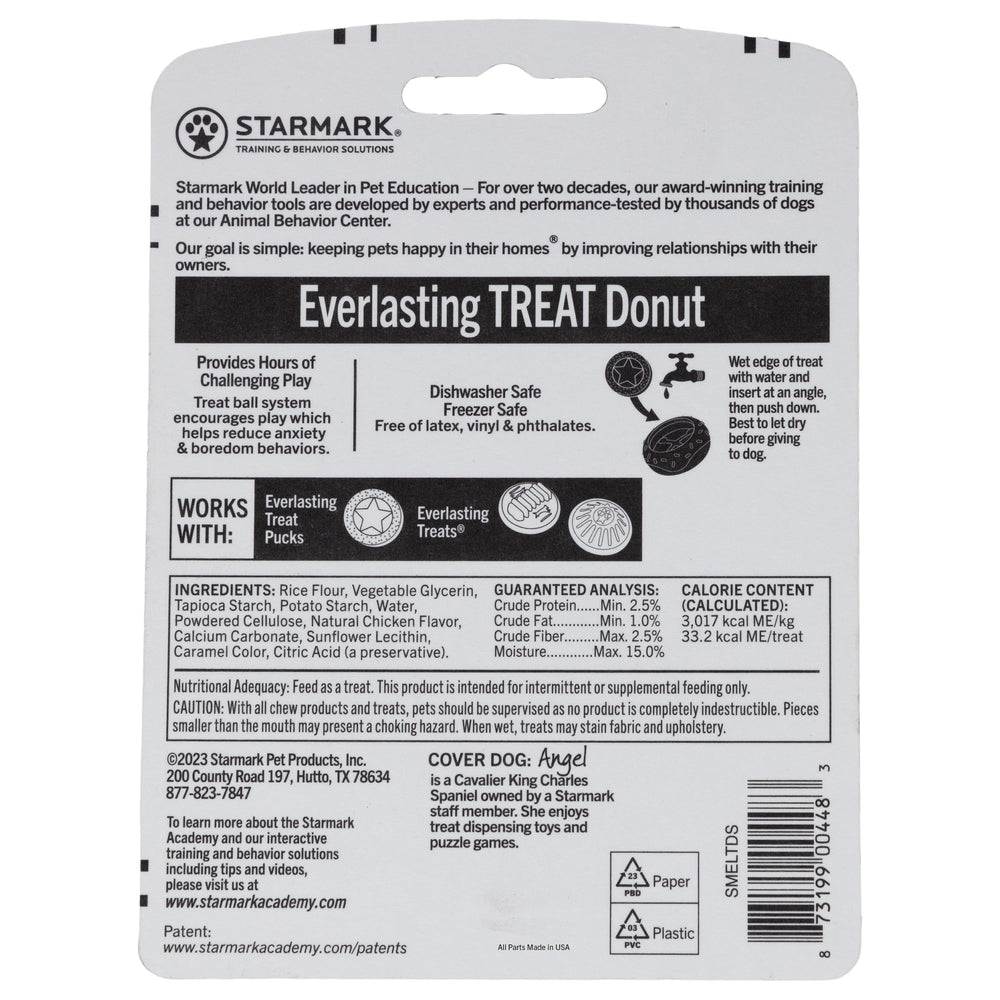 Starmark Donut avec Everlasting Treat inséré pour mastication prolongée