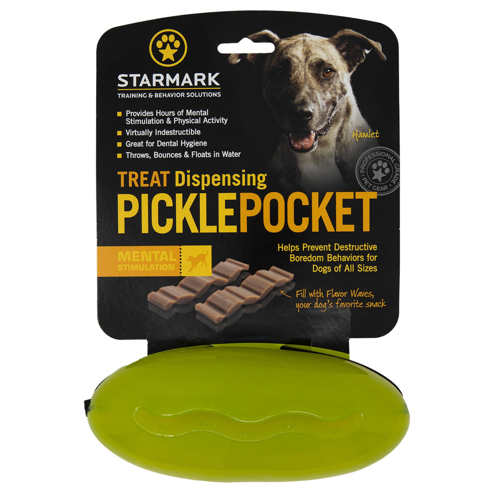 Starmark Pickle Pocket gros plan matériau résistant et souple pour mâcher