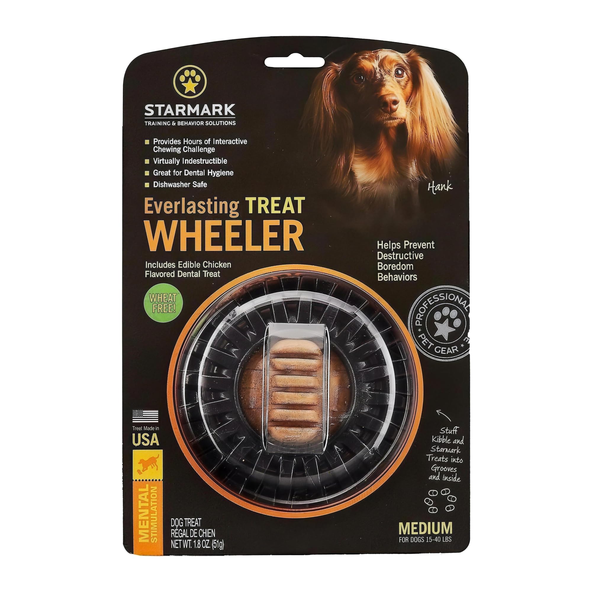 Gros plan matière Starmark Wheeler résistance supérieure et sécurité sans toxines