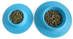 STAYbowl gros plan bord du bol indiquant surface lisse et nettoyage facile