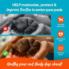 Steady Paws texture du baume proche vue fondante et absorption rapide