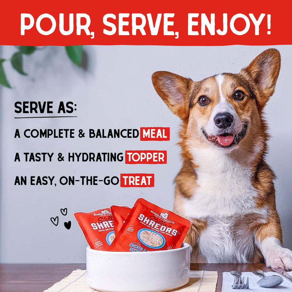 Stella & Chewy's sachet à l'échelle d'une main pour visualiser portion pratique
