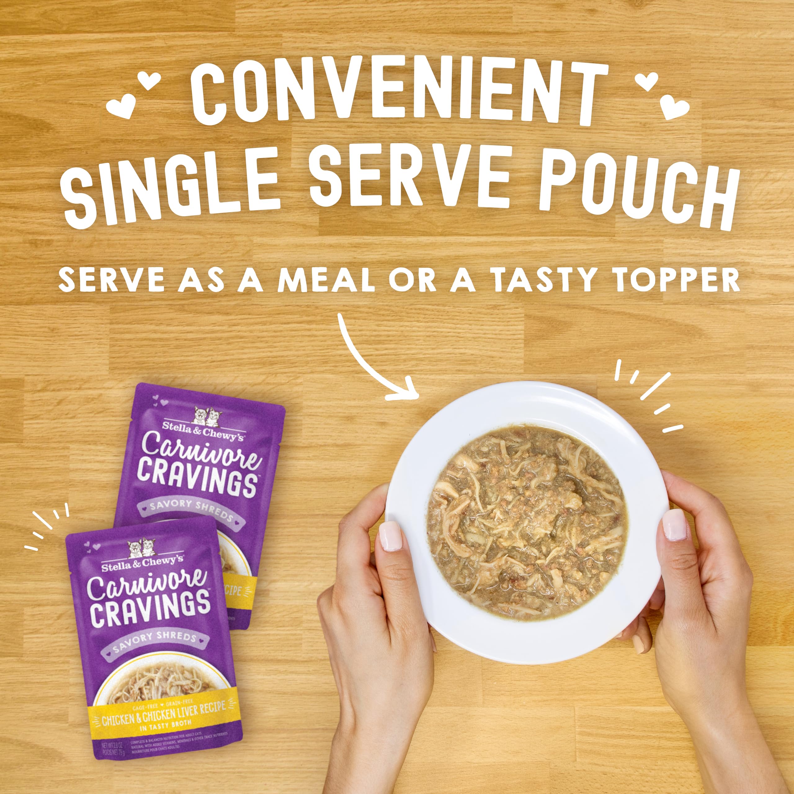 Stella & Chewy's bouillon brillant à la cuillère pour stimulation olfactive