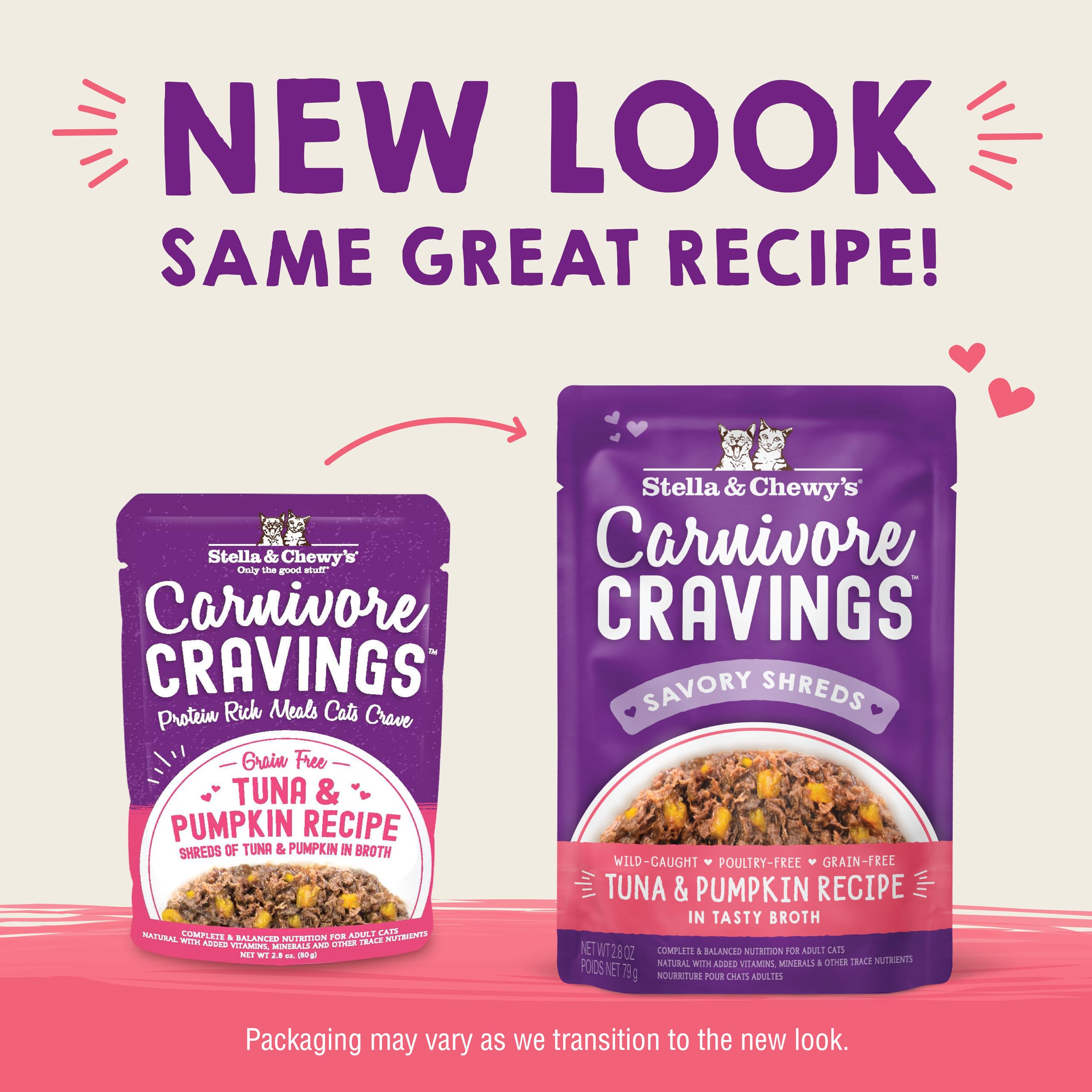 Stella & Chewy's zoom sur la texture offrant des morceaux attrayants