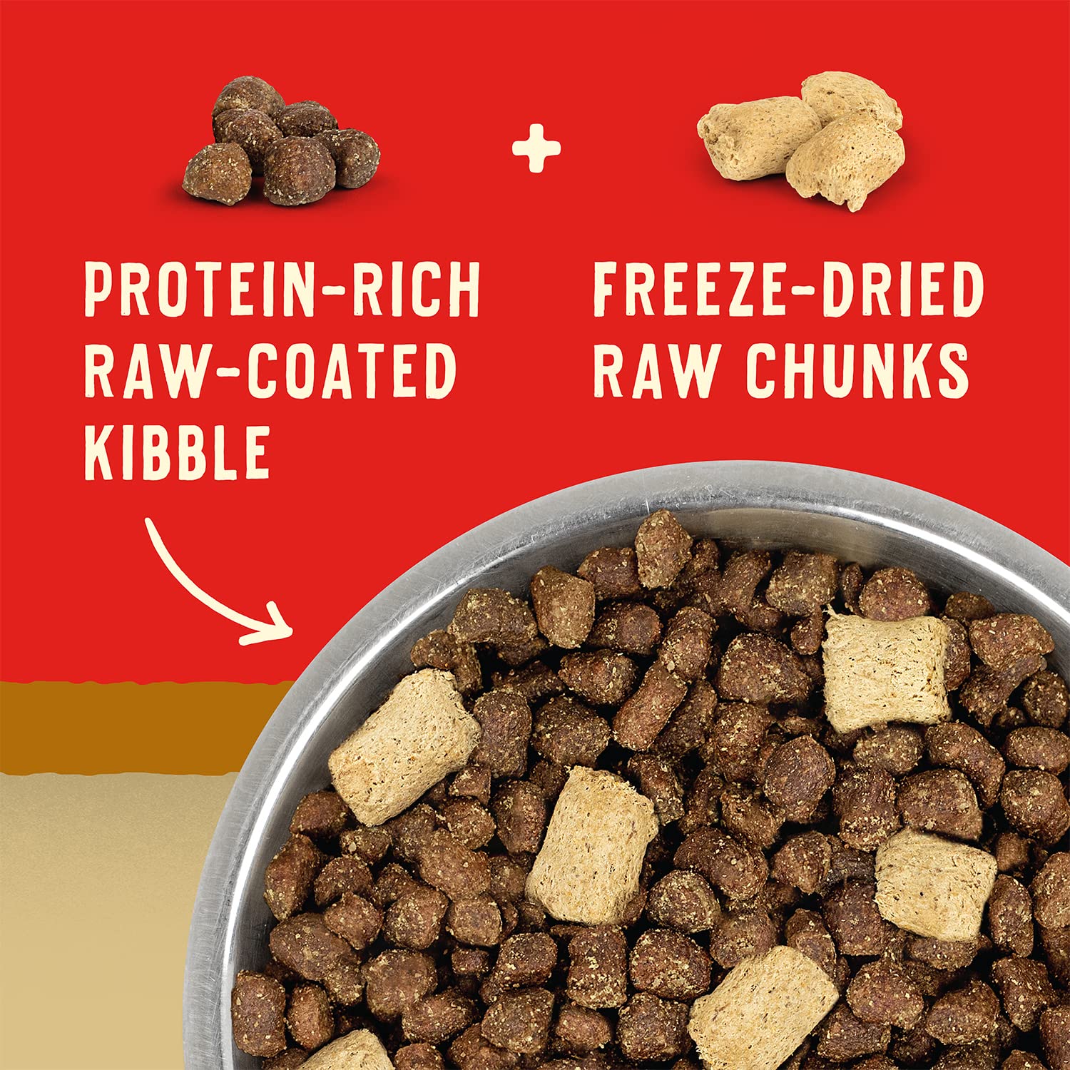 Stella & Chewy's texture des croquettes gros plan pour digestion facilitée