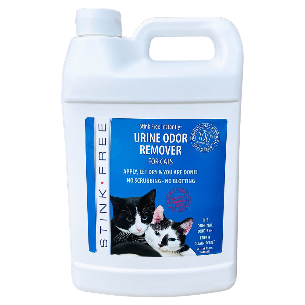Stink Free emballage gallon face avant montrant le format concentré et l'usage domestique