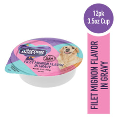 Strongheart gros plan de la texture gravy illustrant saveur et humidité