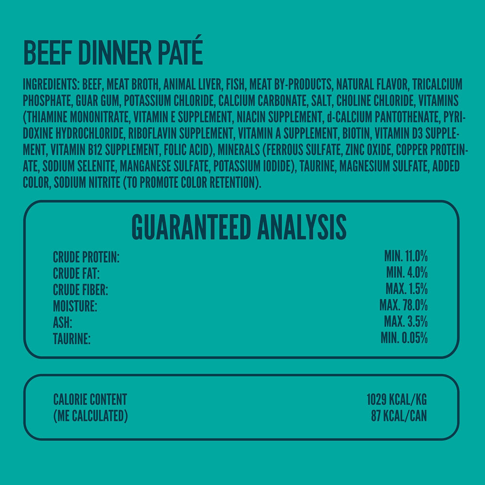 Strongheart boîte ouverte portion sur assiette illustrant contrôle des portions