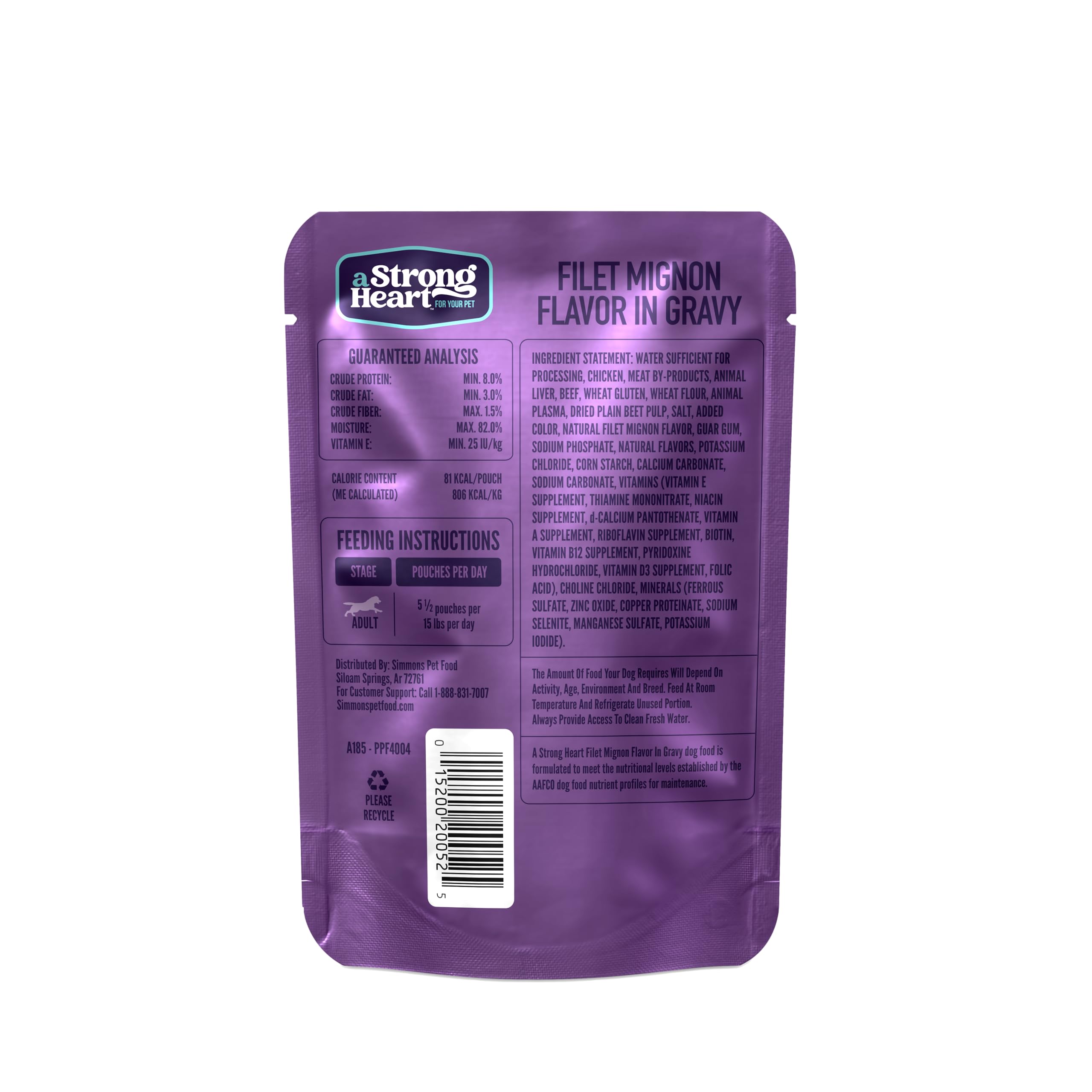 Strongheart sauce gravy brillante illustrant l'hydratation et le goût